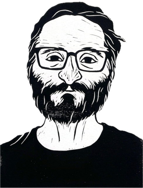 Mitch Linocut